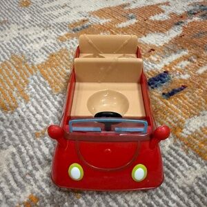 2003 Peppa Pig Little Red Push rolling Car Jazwares toy toddler child boy girl